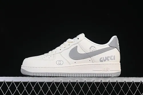 All categories Nk Air Force 1 Air Force series Nk Air Force 1 Low Air Force low top Nike Air Force 1'07 Low Gucci co-branded grimace beige Air Force 1 low top casual sneakers QW5836-024